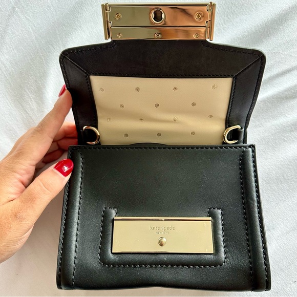 Kate Spade Mini Box Black Crossbody Bag - Picture 6 of 6